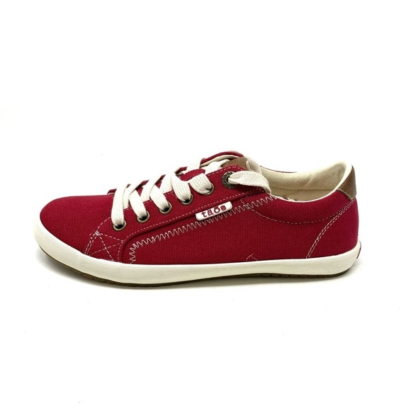Taos Star Burst Red/Tan low top sneakers - Picture 1 of 7